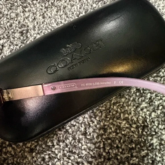Coach Women's Sunglasses in Rich Purple - Picture 7 of 11